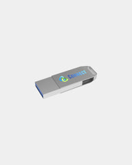 Clé USB Dual Twister-C 3.0 métal à personnaliser - 2