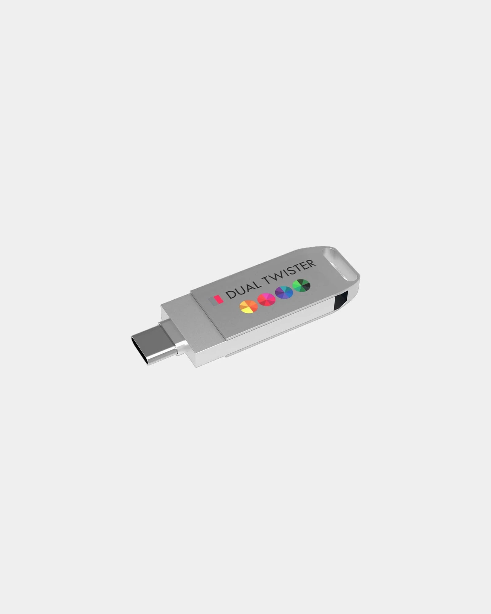 Clé USB Dual Twister-C 3.0 métal à personnaliser - 3