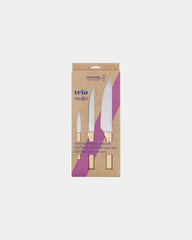 Coffret Trio Parallèle acier inoxydable Opinel à personnaliser - 1