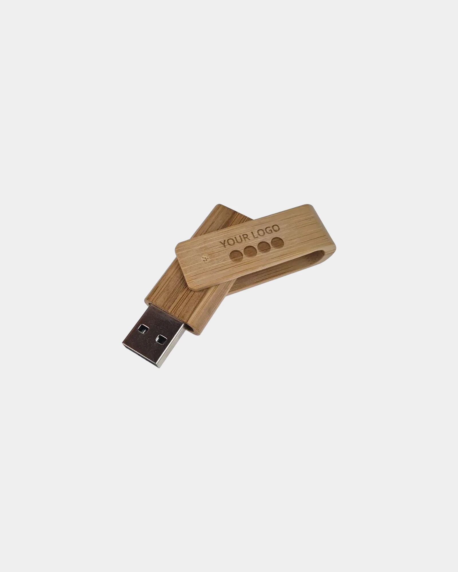 Clé USB bambou éco-responsable Twister à personnaliser - 3