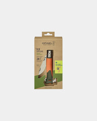 Couteau acier inoxydable Opinel N°12 Explore à personnaliser - Orange