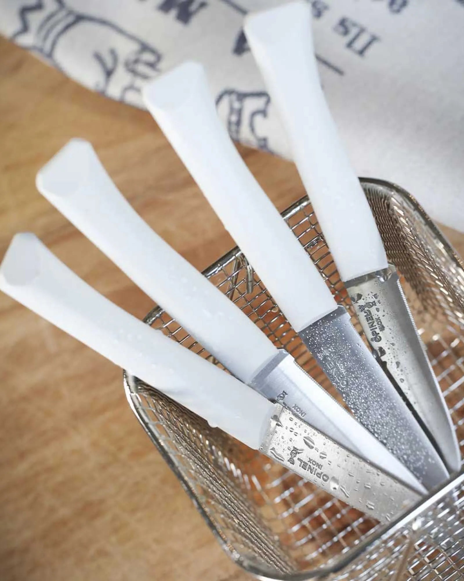 Coffret de 4 couteaux de table acier inox Opinel à personnaliser - 2