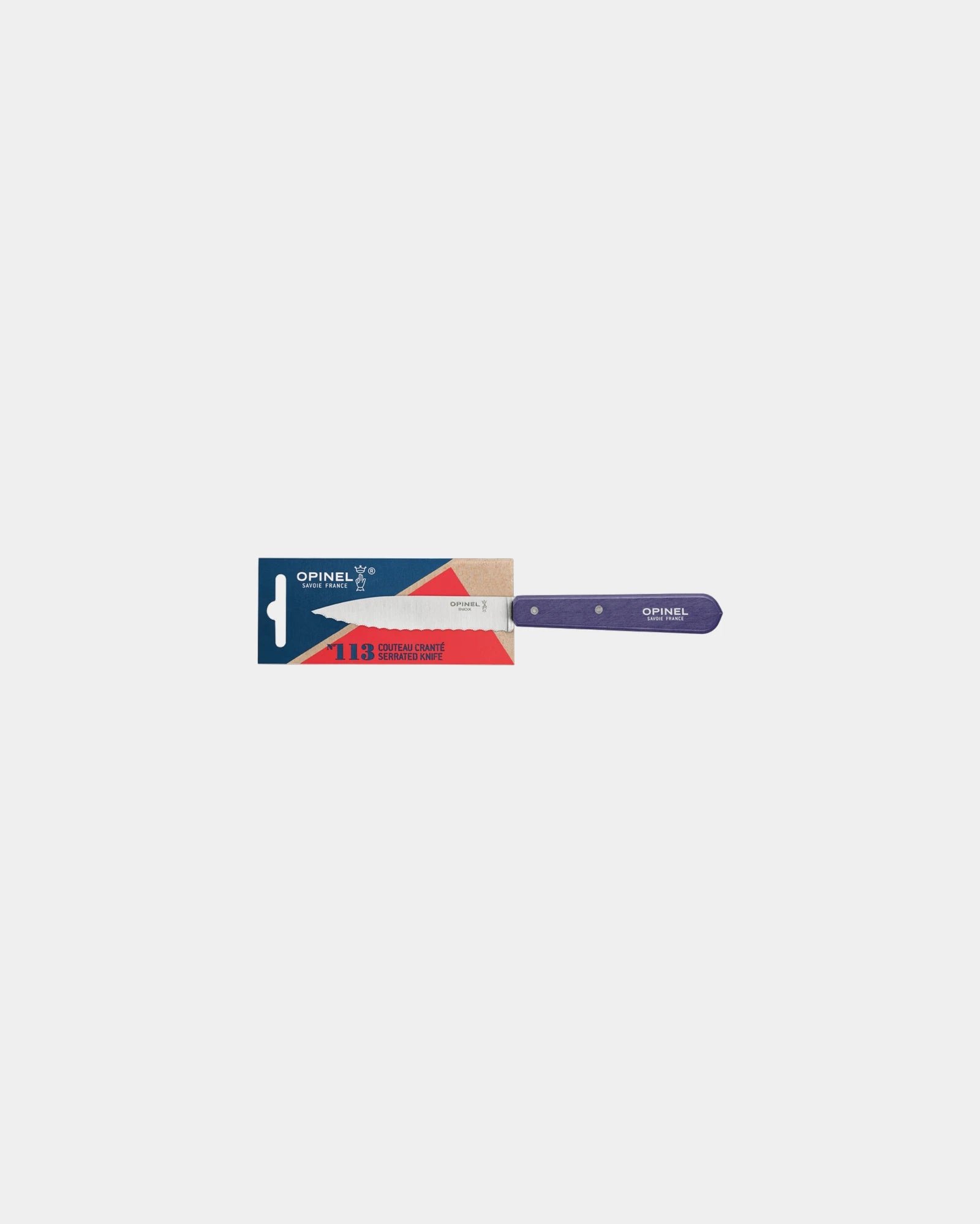 Couteau inox éco-responsable Opinel Cranté N°113 à personnaliser - 5