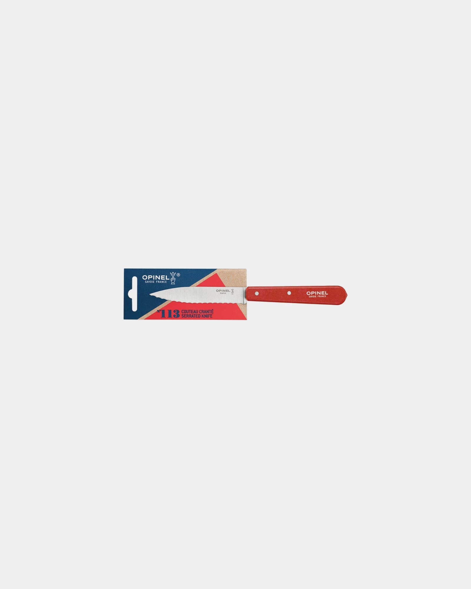 Couteau inox éco-responsable Opinel Cranté N°113 à personnaliser - 3