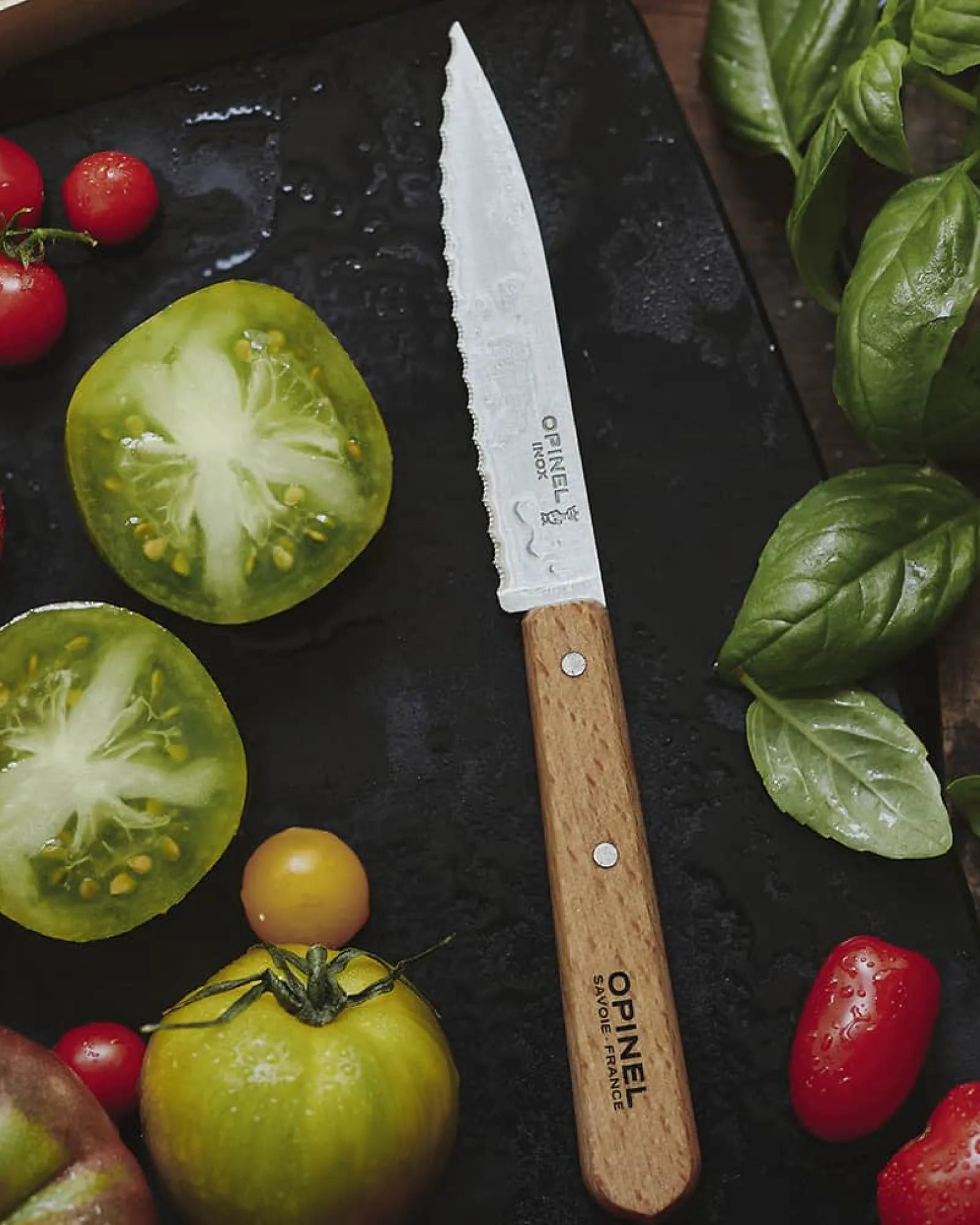 Couteau inox éco-responsable Opinel Cranté N°113 à personnaliser - 2
