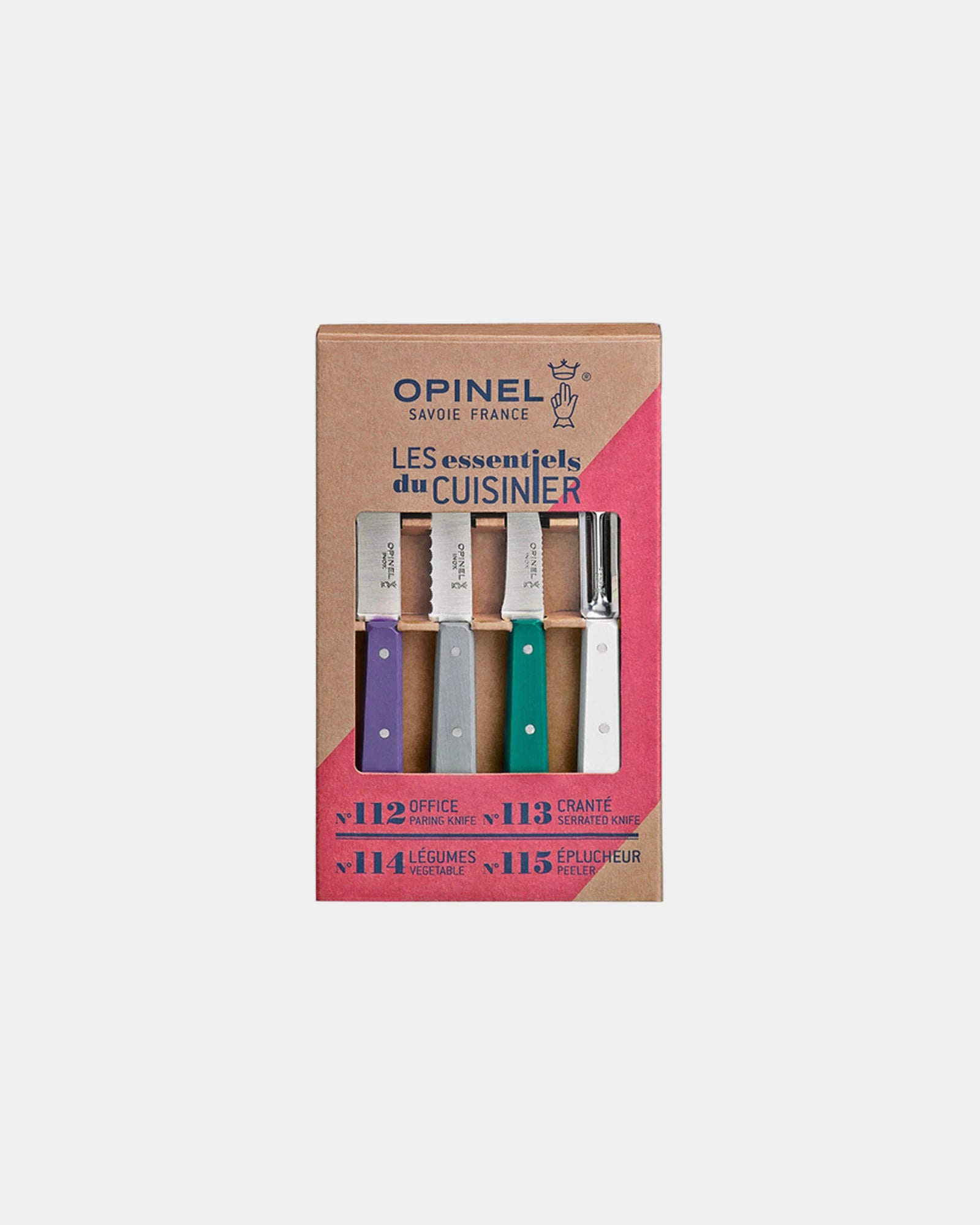 Coffret inox martensitique Opinel à personnaliser - Purple