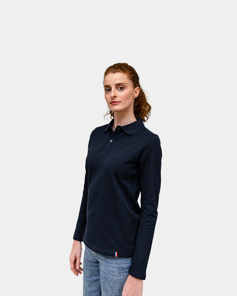 Polo Femme manche longue à personnaliser - 5