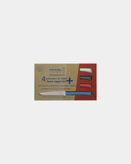 Coffret de 4 couteaux de table Bon Appétit + Primo Opinel à personnaliser - Blue
