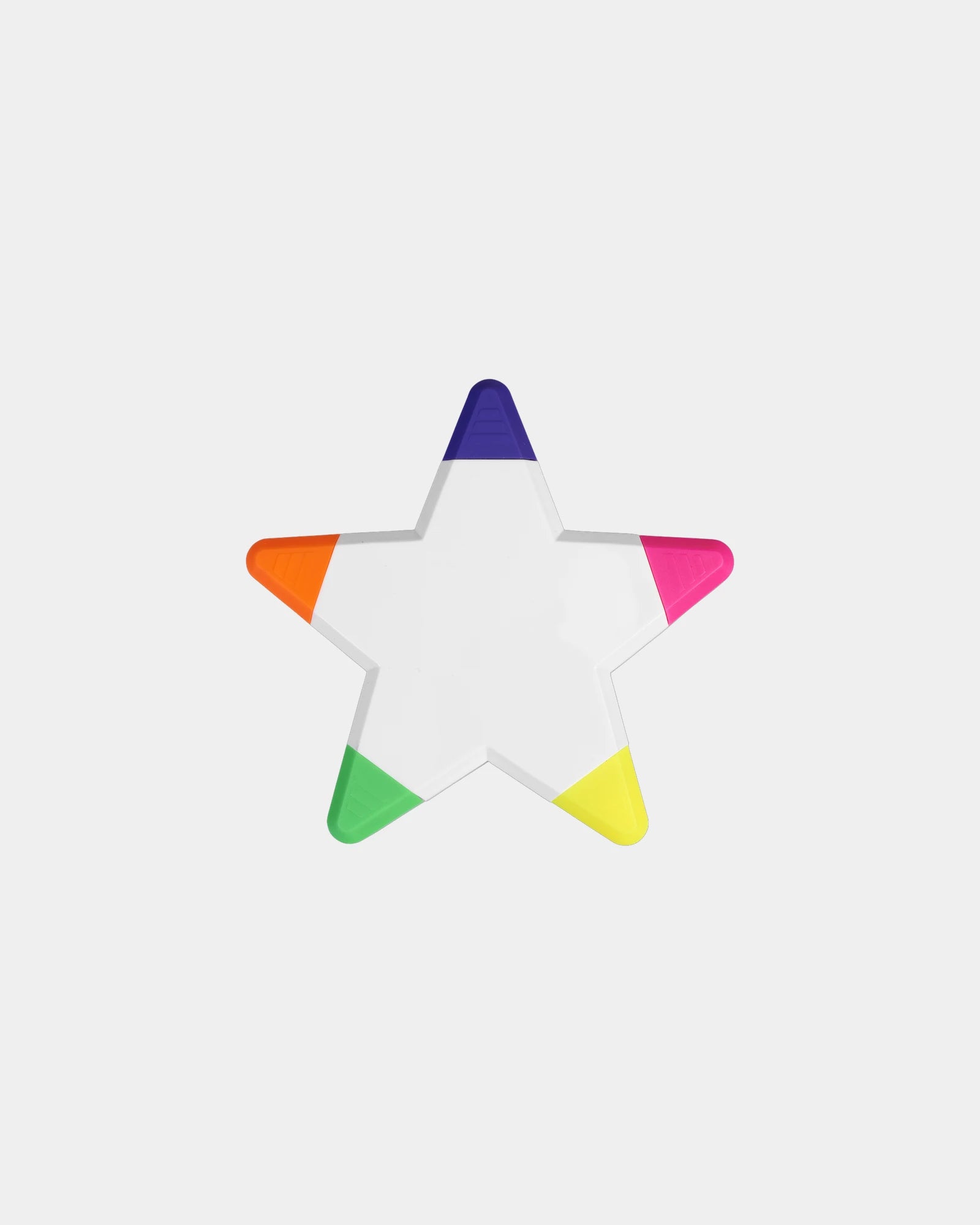 Surligneurs étoile x5 couleurs Solvig à personnaliser - 1