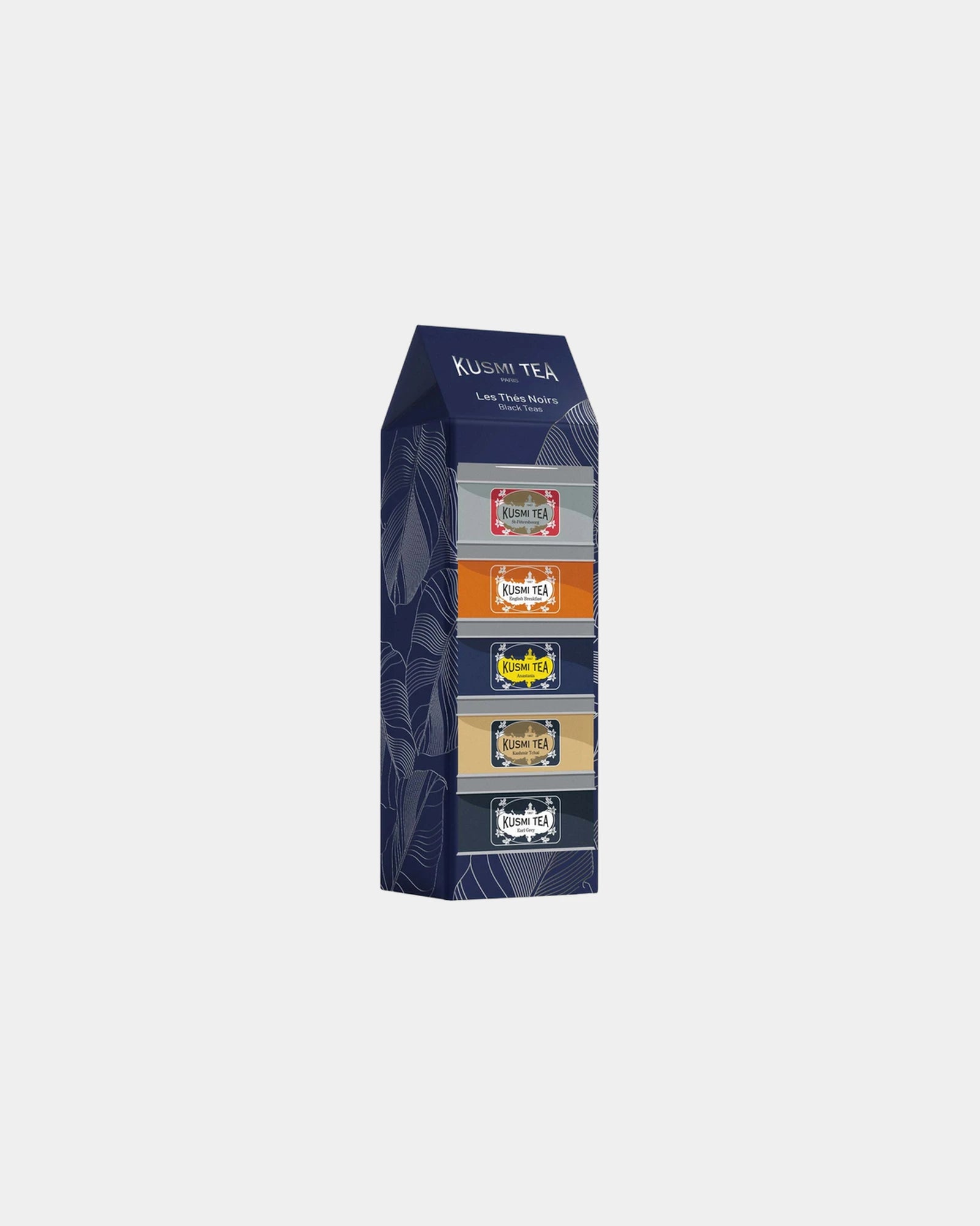 Thés noirs bio assortiment 5 boîtes métal Kusmi Tea à personnaliser - Non Renseigné