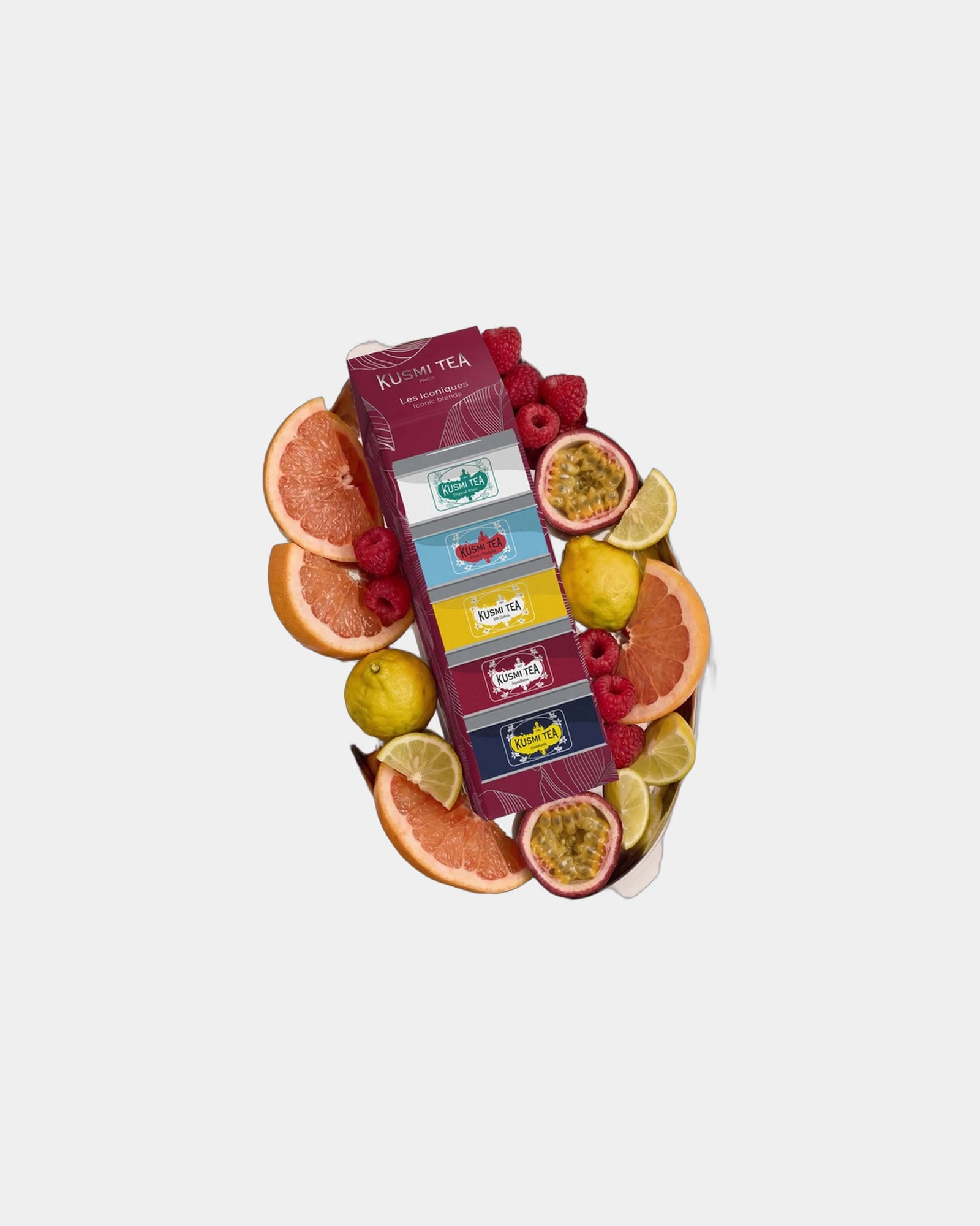 Assortiment de 5 boîtes métal bio Kusmi Tea à personnaliser - 3