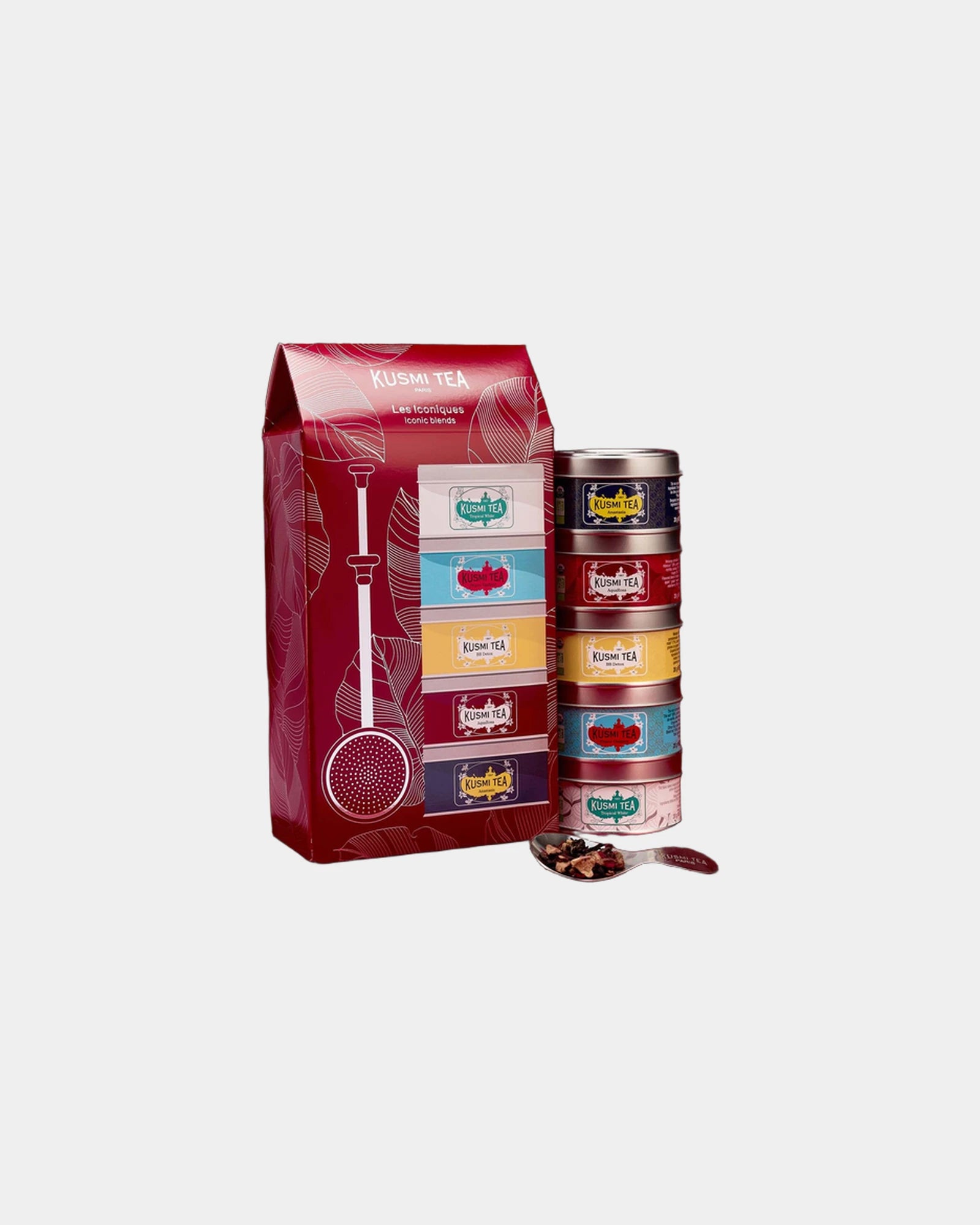 Coffret 5 boîtes bio Kusmi Tea à personnaliser - 1
