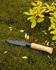 Couteau acier inoxydable Opinel N°08 Chêne Black à personnaliser - 6