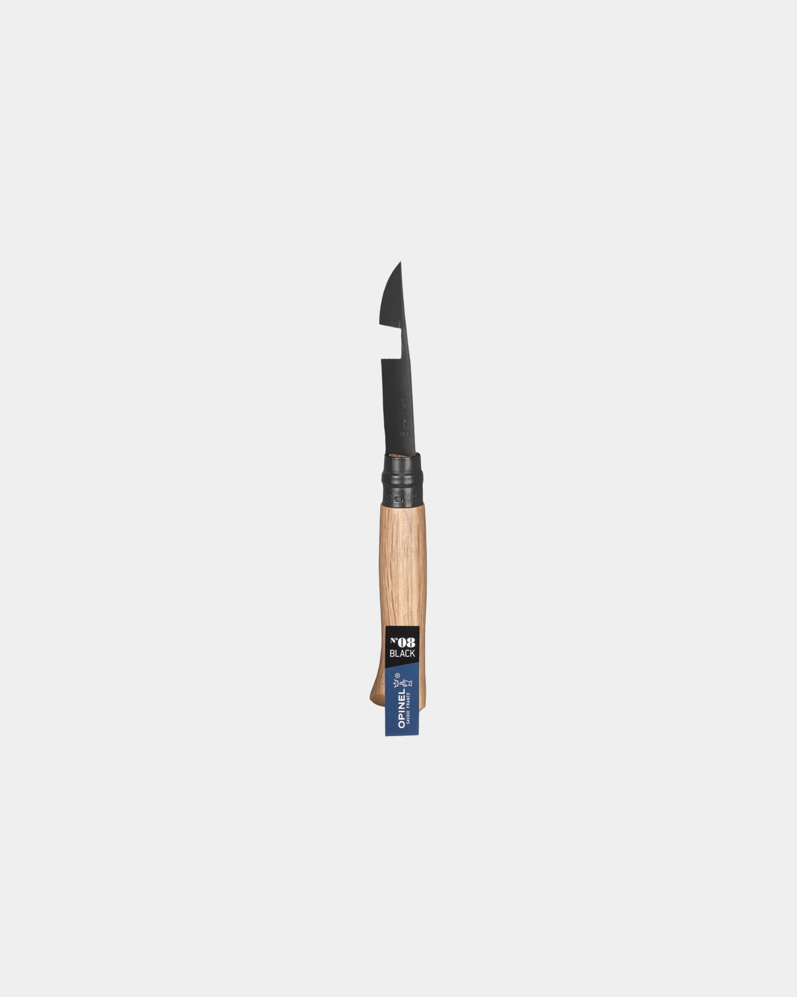 Couteau acier inoxydable Opinel N°08 Chêne Black à personnaliser - 2