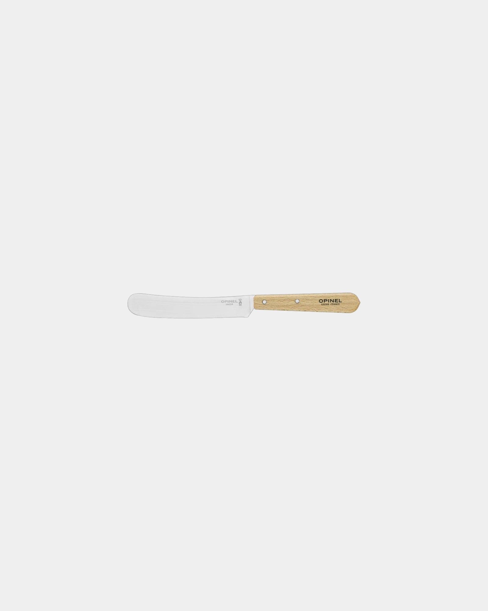 Couteau Petit-déjeuner Hêtre acier inoxydable Opinel à personnaliser - Beige