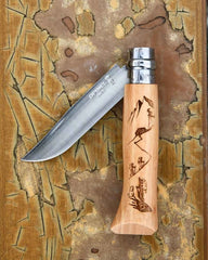 Couteau acier inoxydable Opinel N°08 Gravure Rando à personnaliser - 3