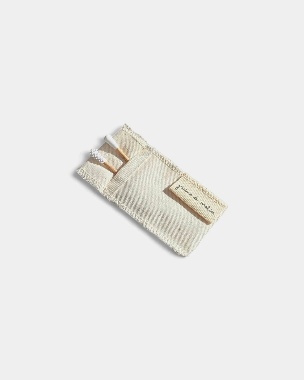 Étui de beauté en coton bio à personnaliser