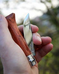 Couteau personnalisable N°08 Luxe Padouk Opinel à personnaliser - 6