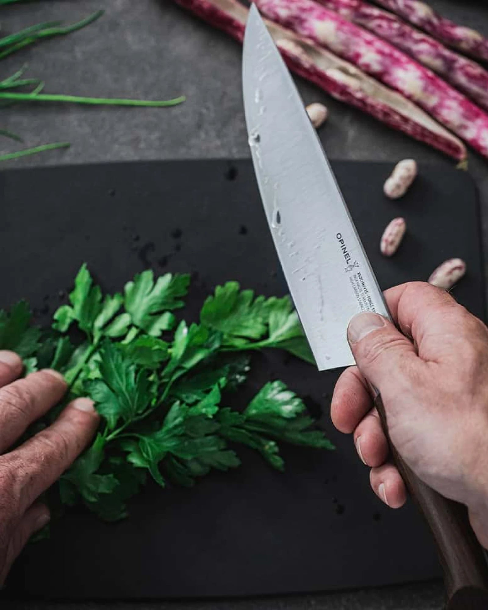 Couteau de cuisine acier inox Opinel Les Forgés 1890 à personnaliser - 3