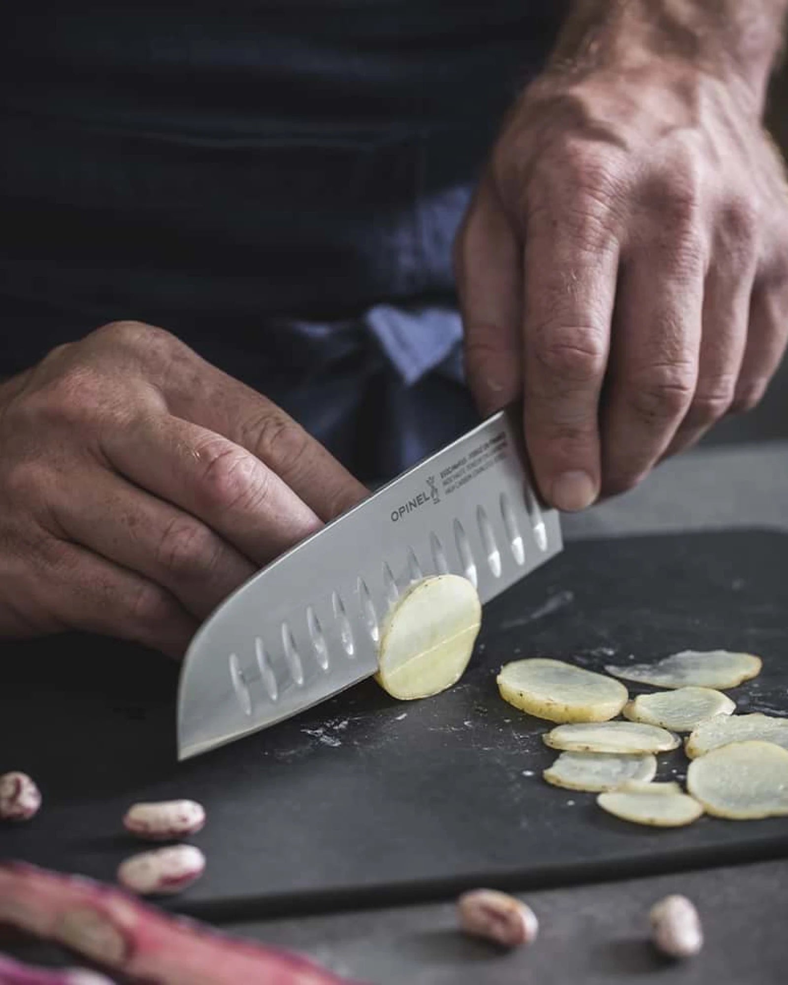 Couteau de cuisine Opinel Santoku à personnaliser - 4