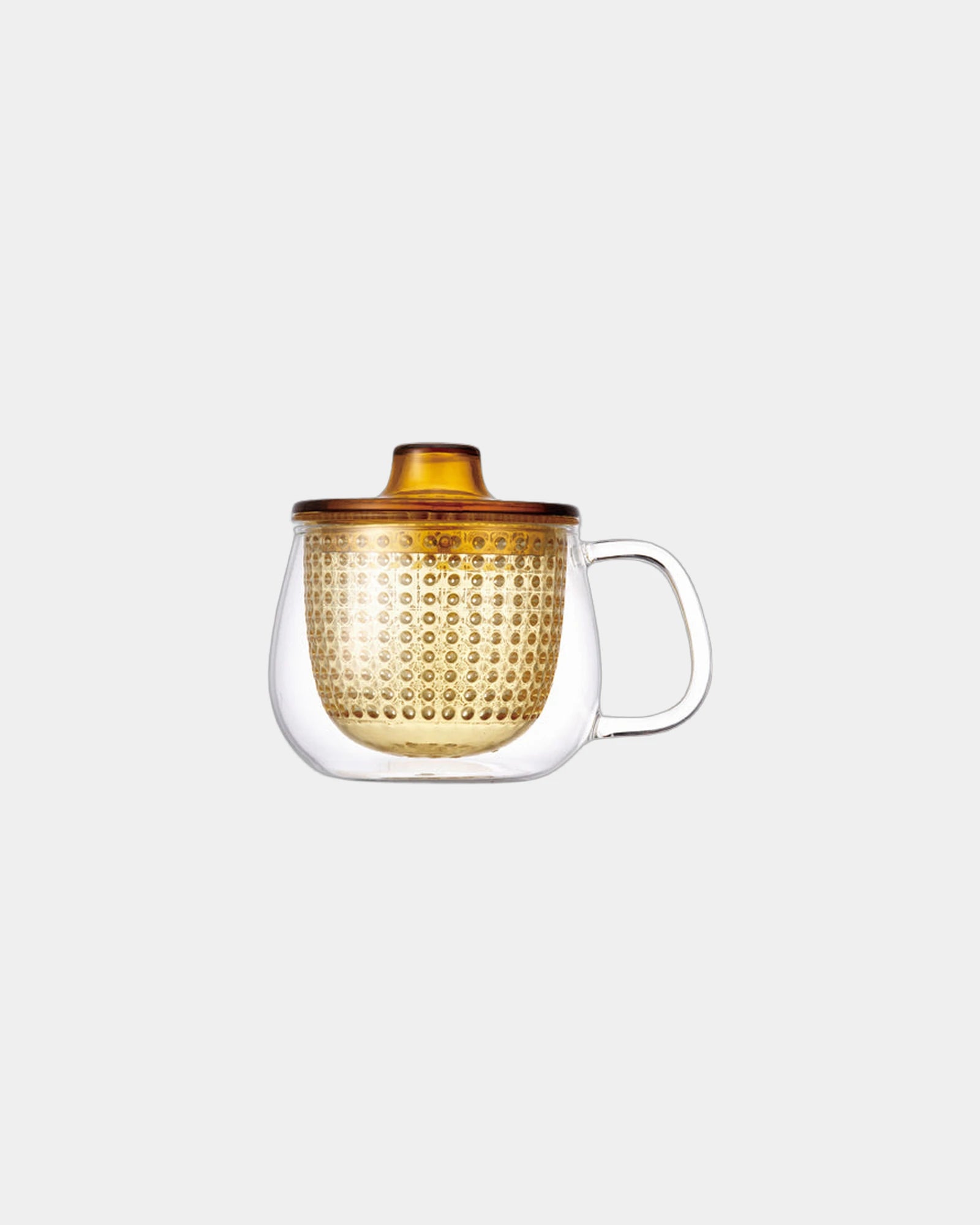 Gobelet en verre Kinto UNIMUG 0.35 L à personnaliser - Yellow