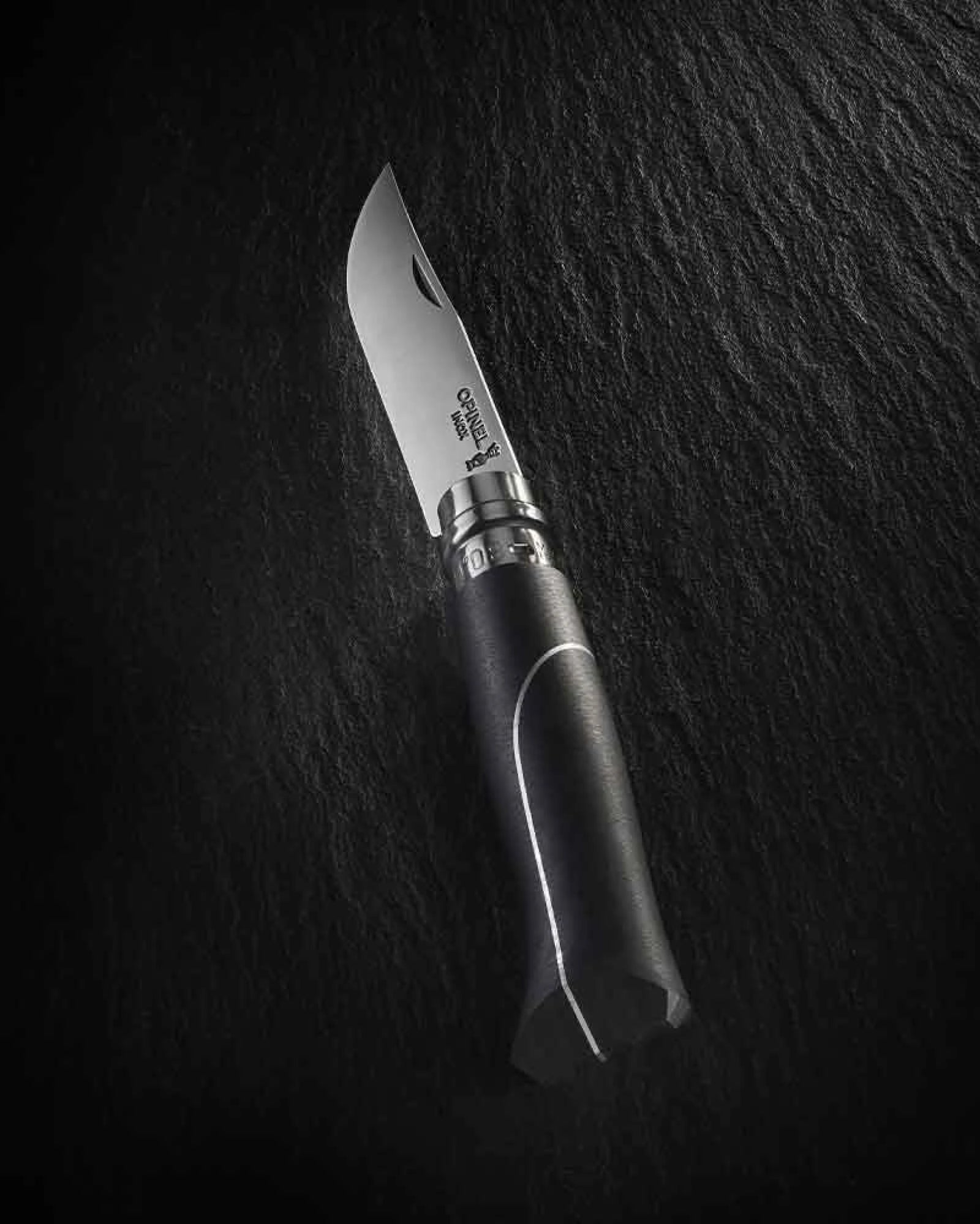 Couteau acier inoxydable Opinel N°08 Ellipse à personnaliser - 3