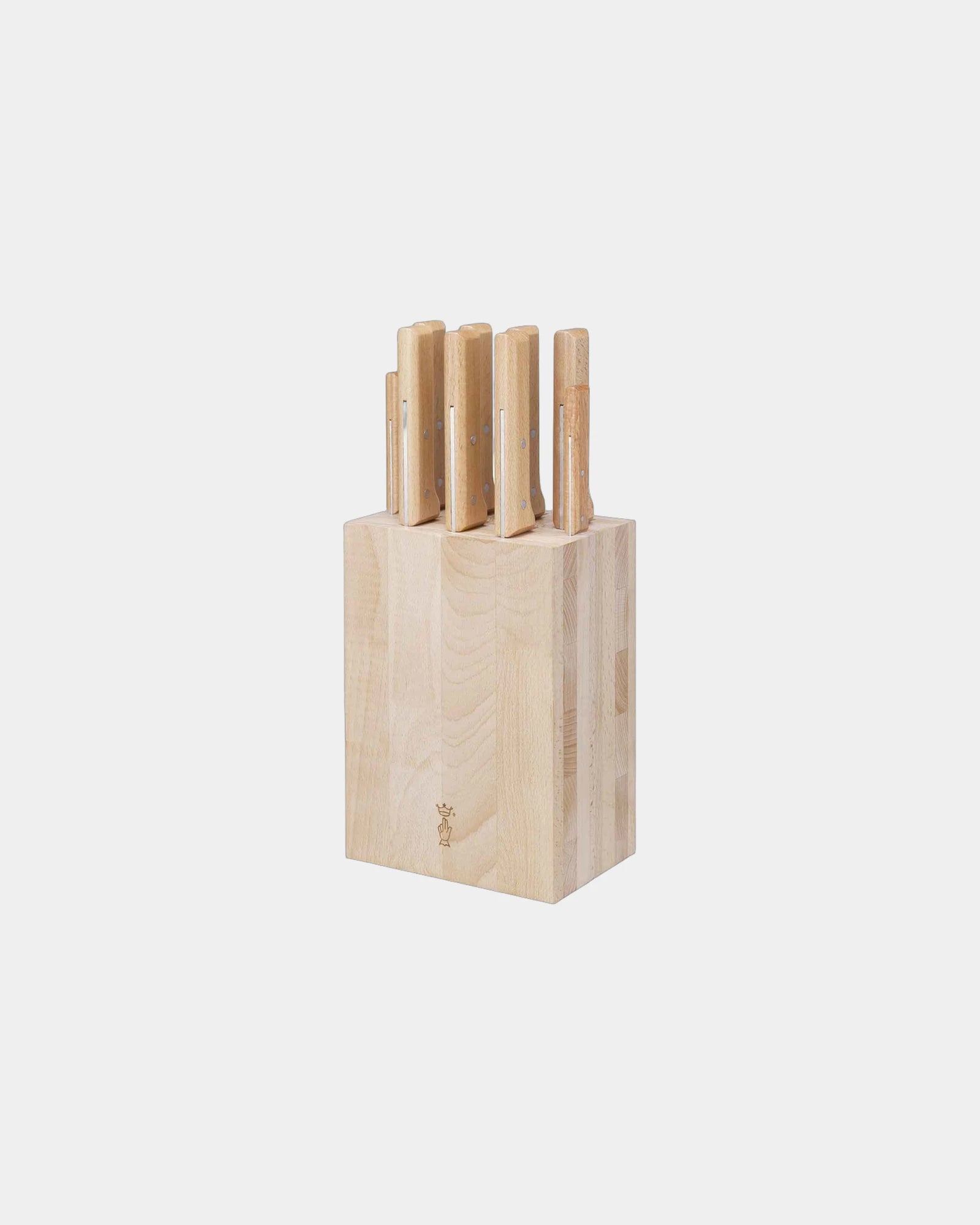 Bloc de rangement hêtre Opinel 9 couteaux à personnaliser - 3