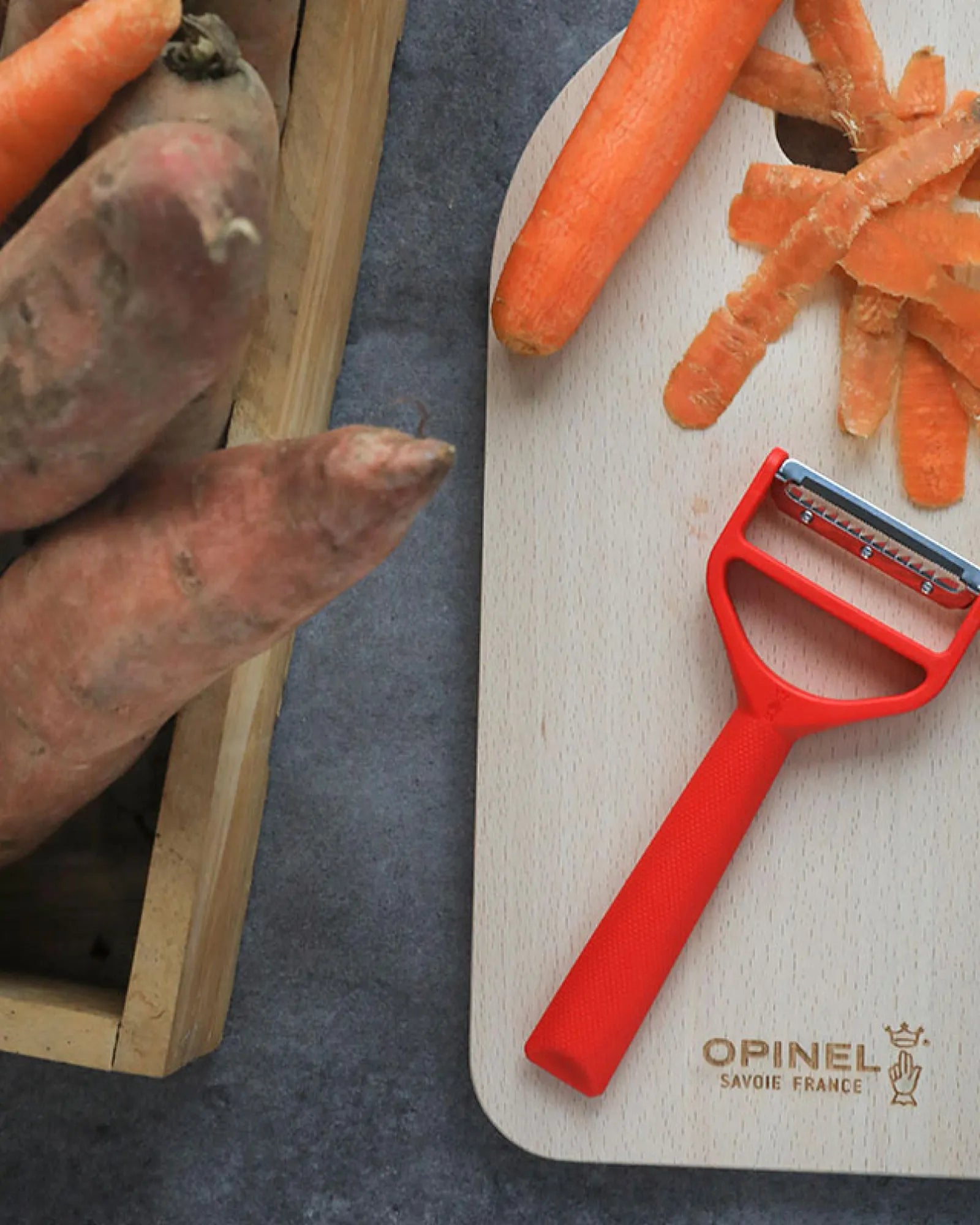 Eplucheur T-Duo acier inox Opinel à personnaliser - 9