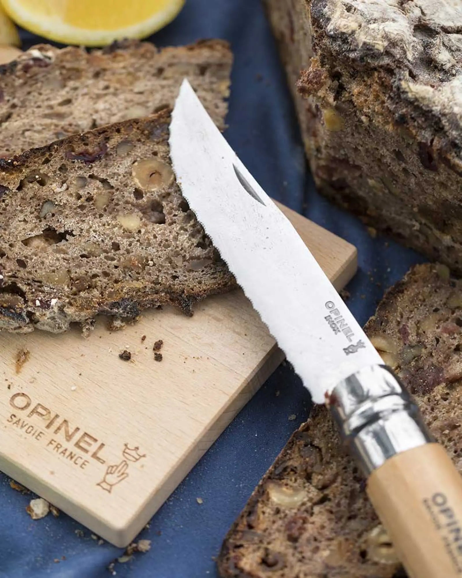 Couteau pliant dentelé acier inoxydable Opinel N°12 à personnaliser - 4