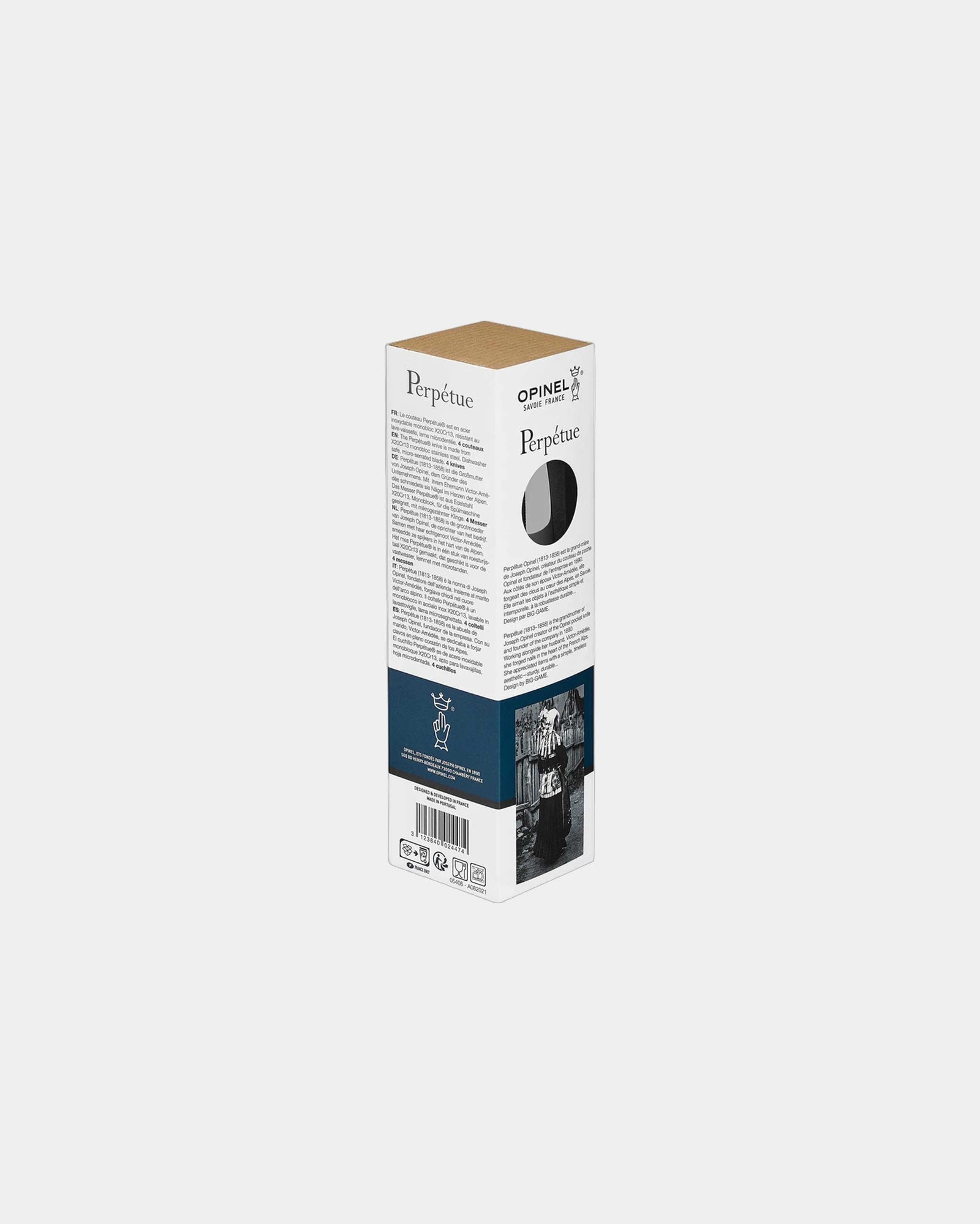 Couteaux de table acier Opinel Perpétue à personnaliser - 1