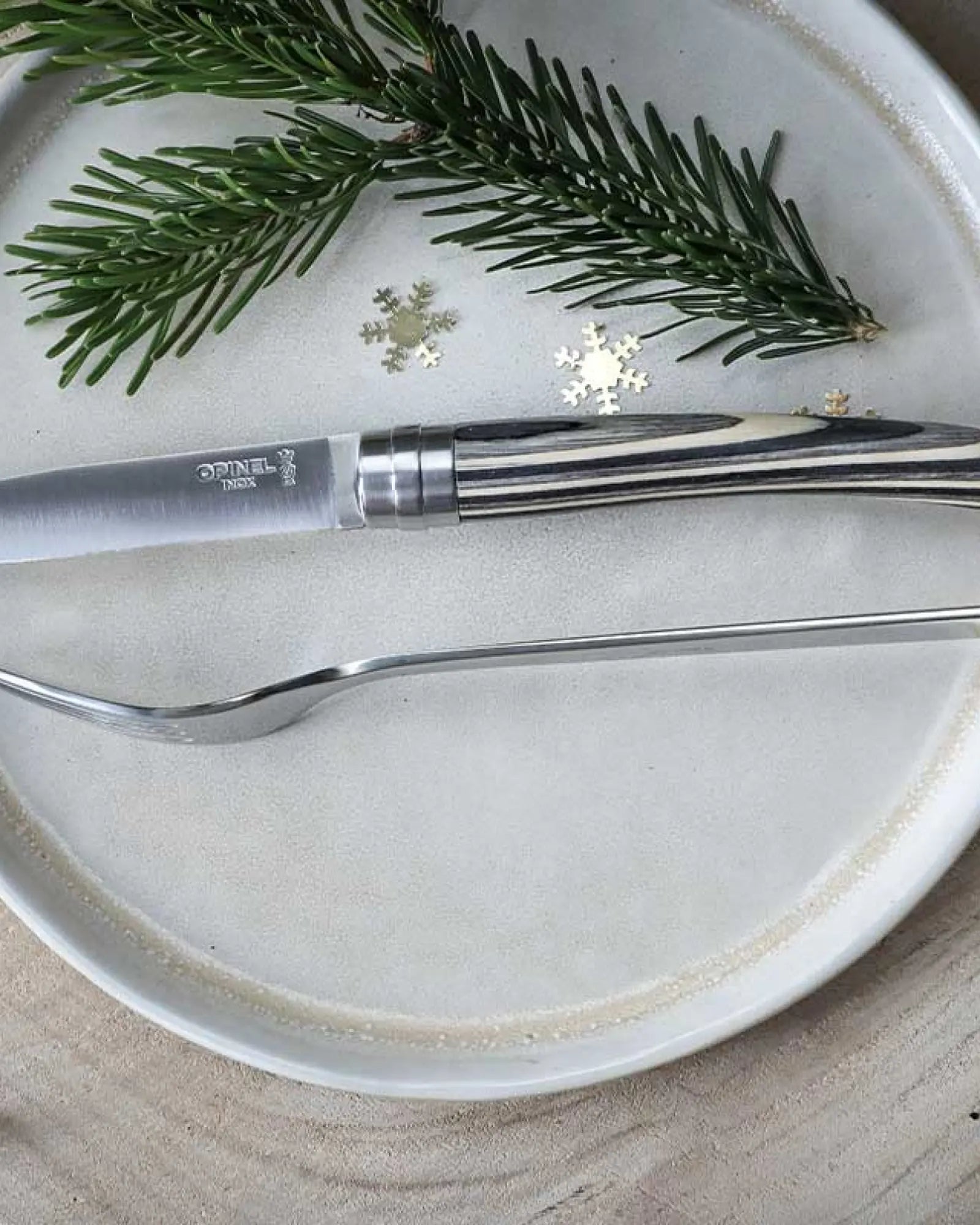 Couteaux de table acier inoxydable Opinel Facette à personnaliser - 13