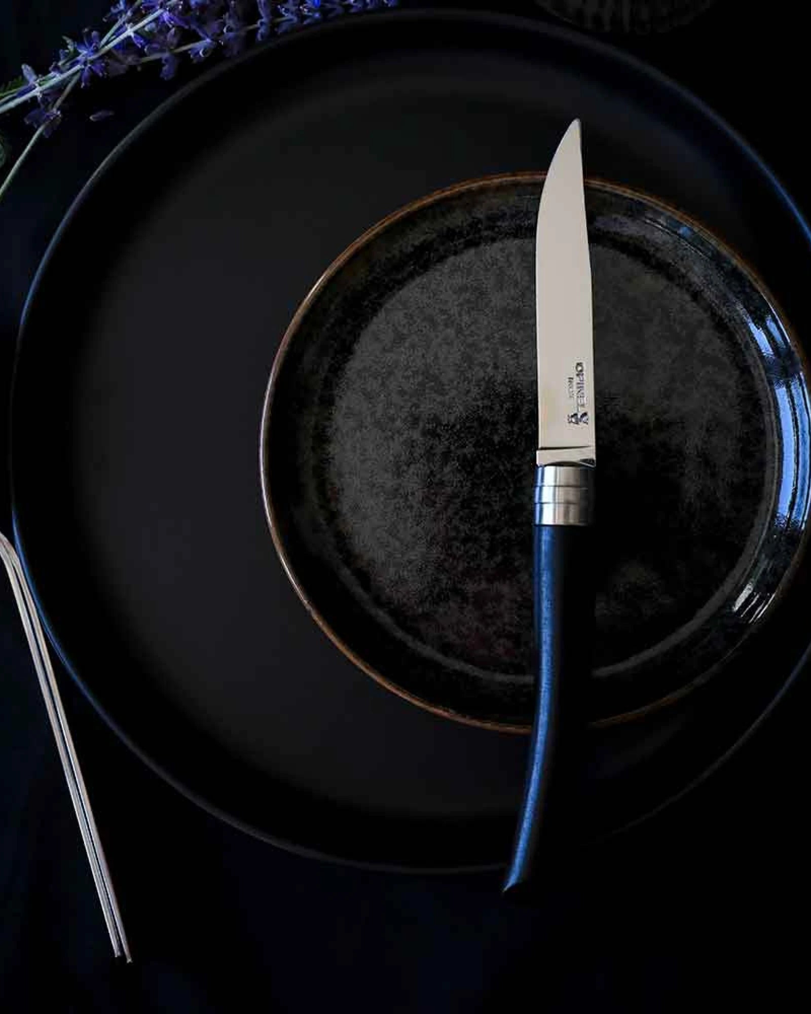 Couteaux de table acier inoxydable Opinel Facette à personnaliser - 4
