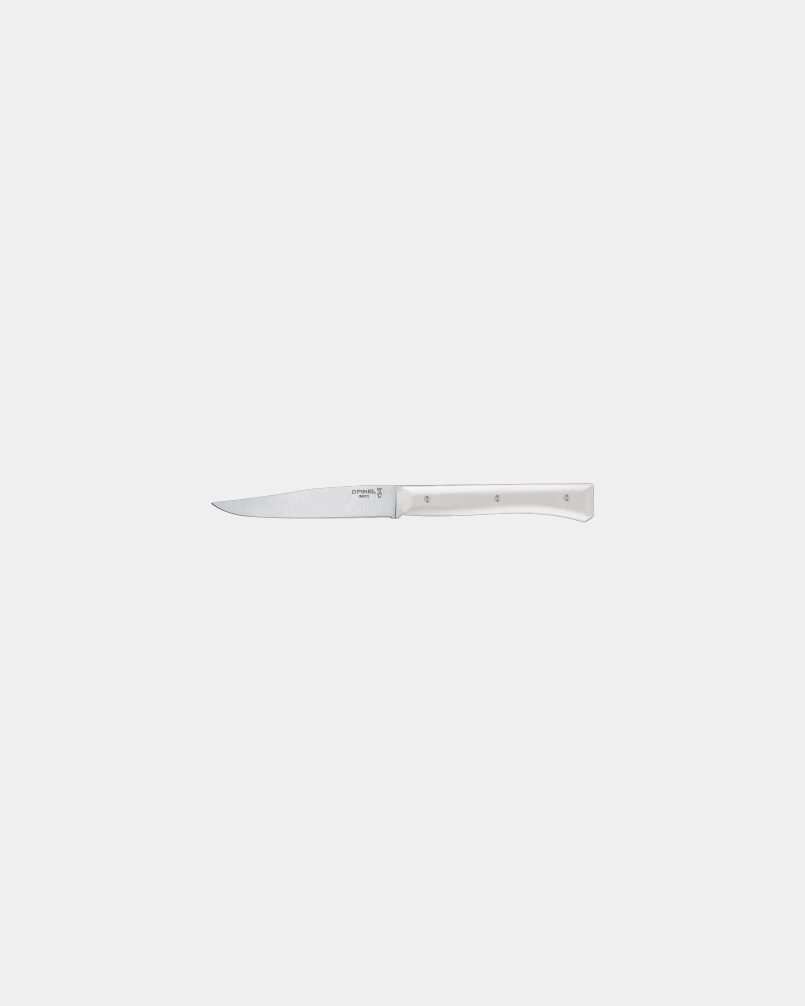 Coffret de 4 couteaux de table Facette Frêne Opinel à personnaliser - White