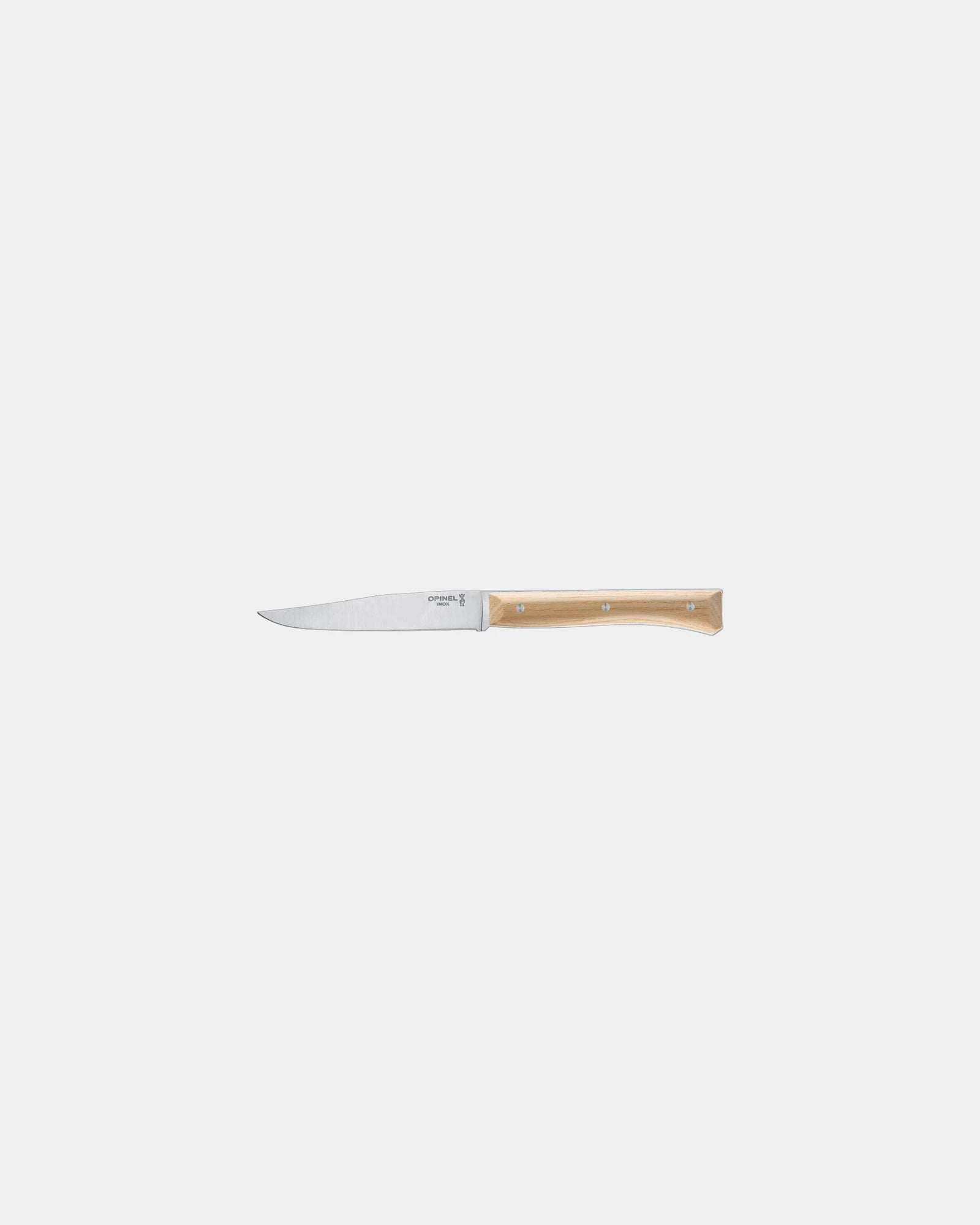 Coffret de 4 couteaux de table Facette Frêne Opinel à personnaliser - Beige