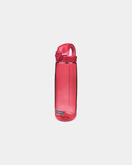 Gourde Tritan Renew Nalgene On-The-Fly 700ml à personnaliser - Rose Avec Bouchon Rouge Betterave