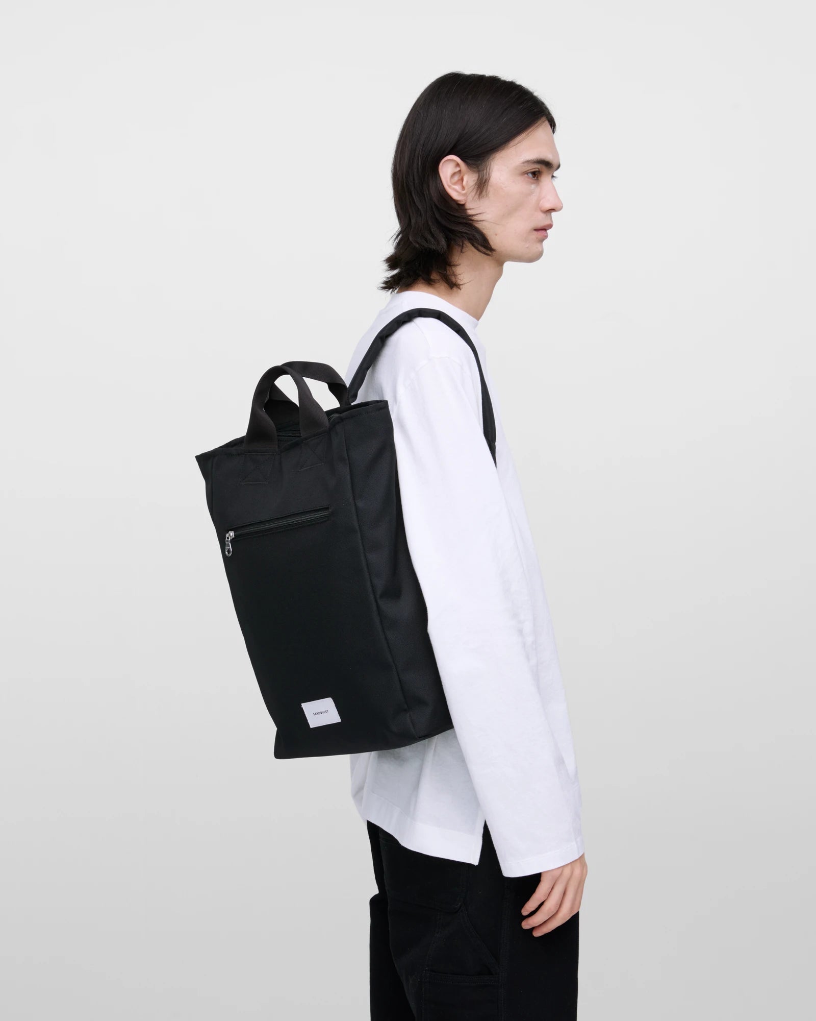 Mochila 2 en 1 reciclada Sandqvist Ground para personalizar - 12