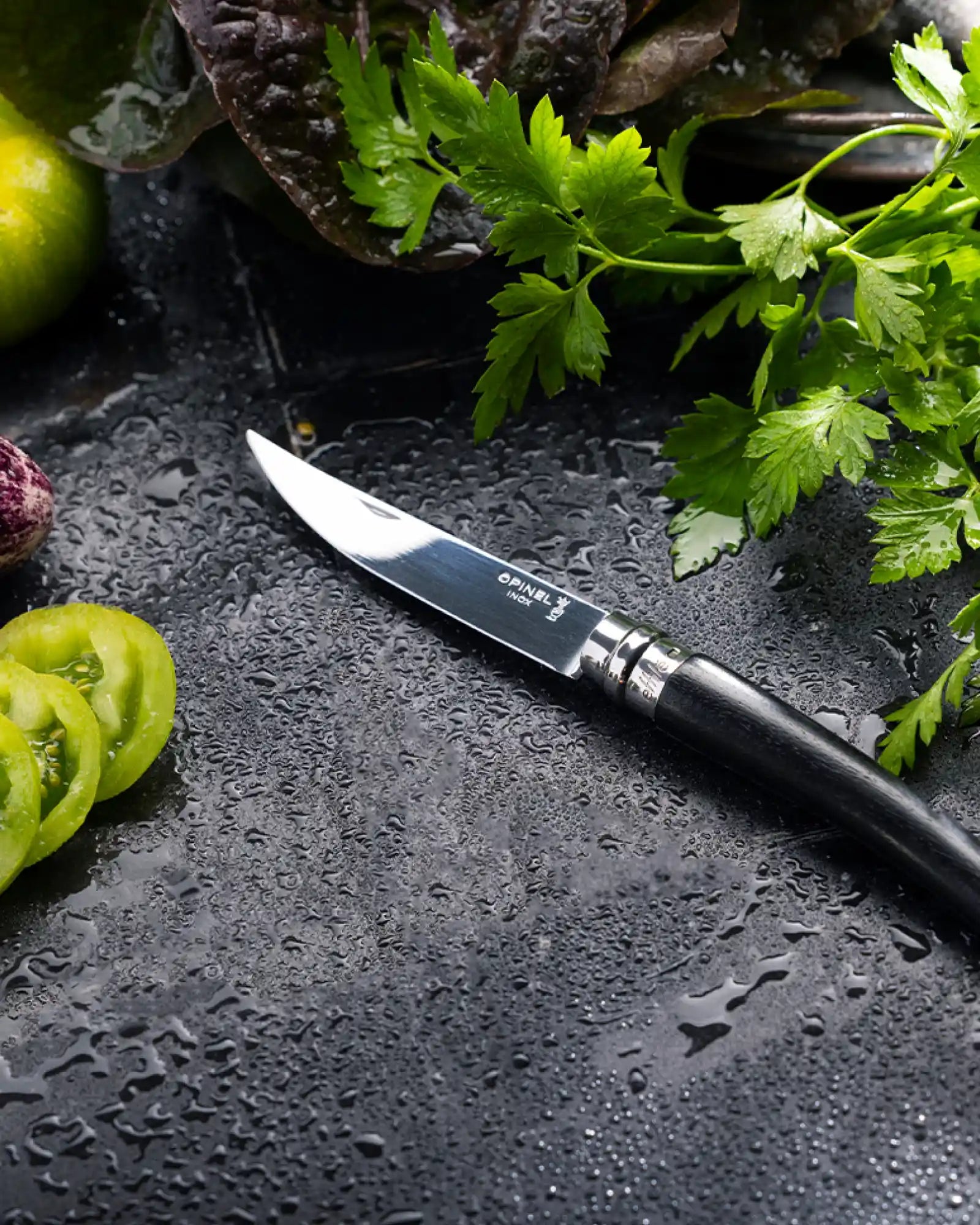 Couteau inox Opinel Effilé 8 Hêtre à personnaliser - 17