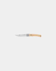 Couteau inox Opinel Effilé 8 Hêtre à personnaliser - Beige