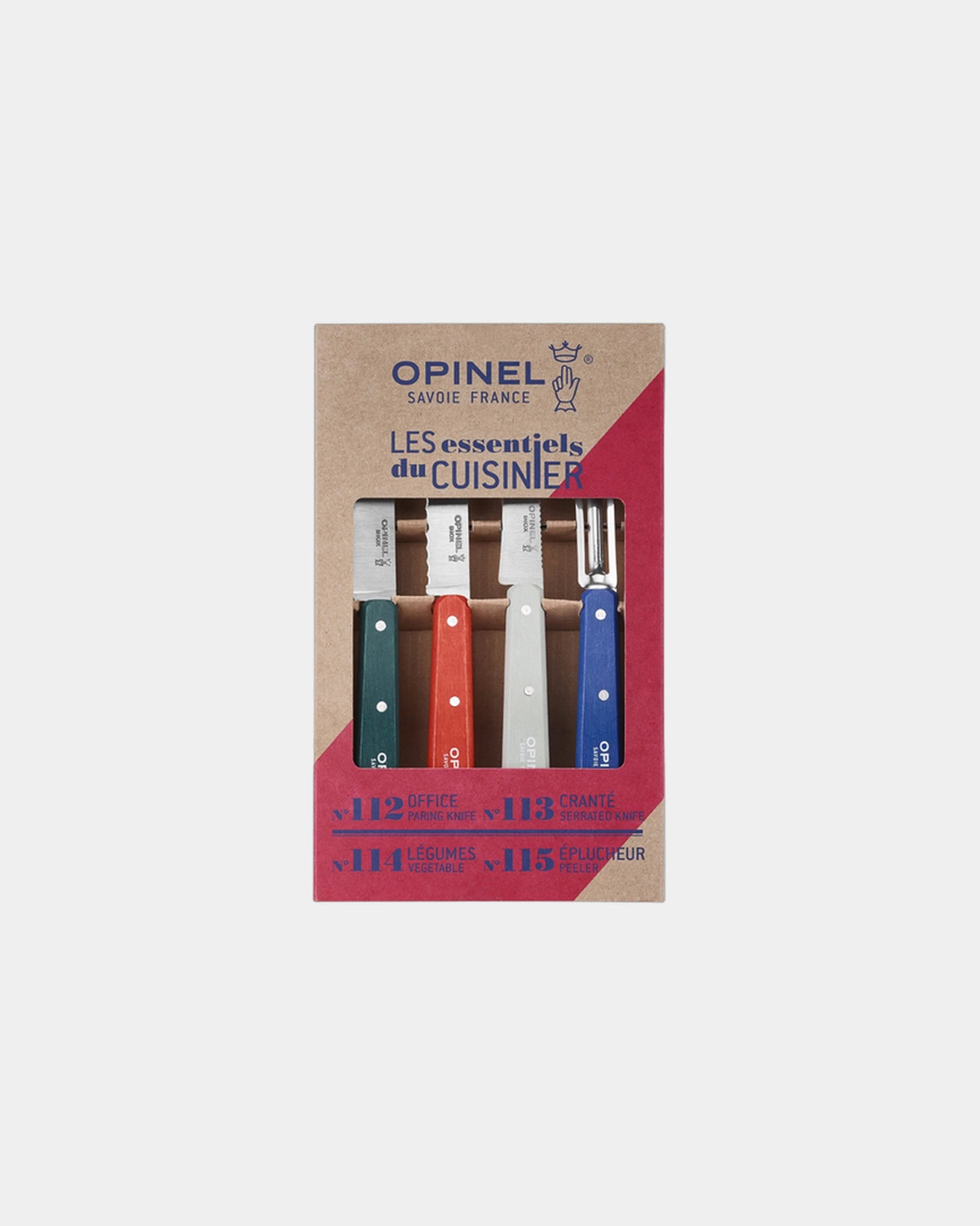 Coffret Les Essentiels Primo acier inoxydable Opinel à personnaliser - Green