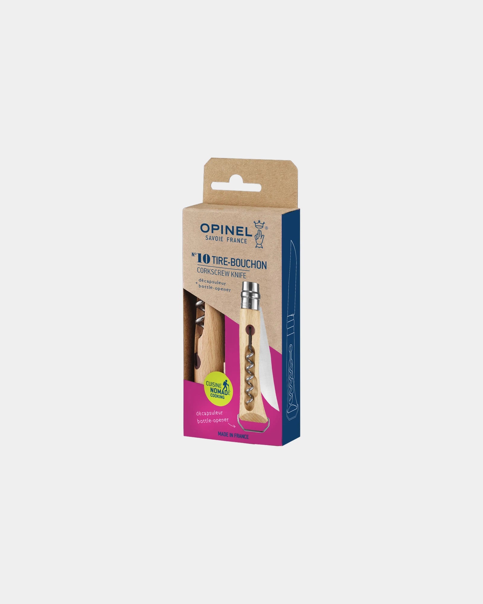 Couteau acier inoxydable Opinel N°10 à personnaliser - 4