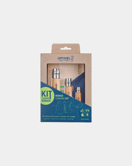 Kit Cuisine Nomade acier inoxydable Opinel à personnaliser - Beige