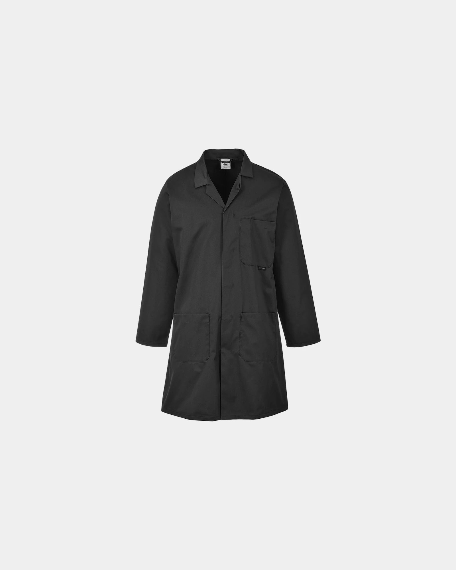 Blouse polyester/coton Standard à personnaliser - Noir-Bleu Ciel
