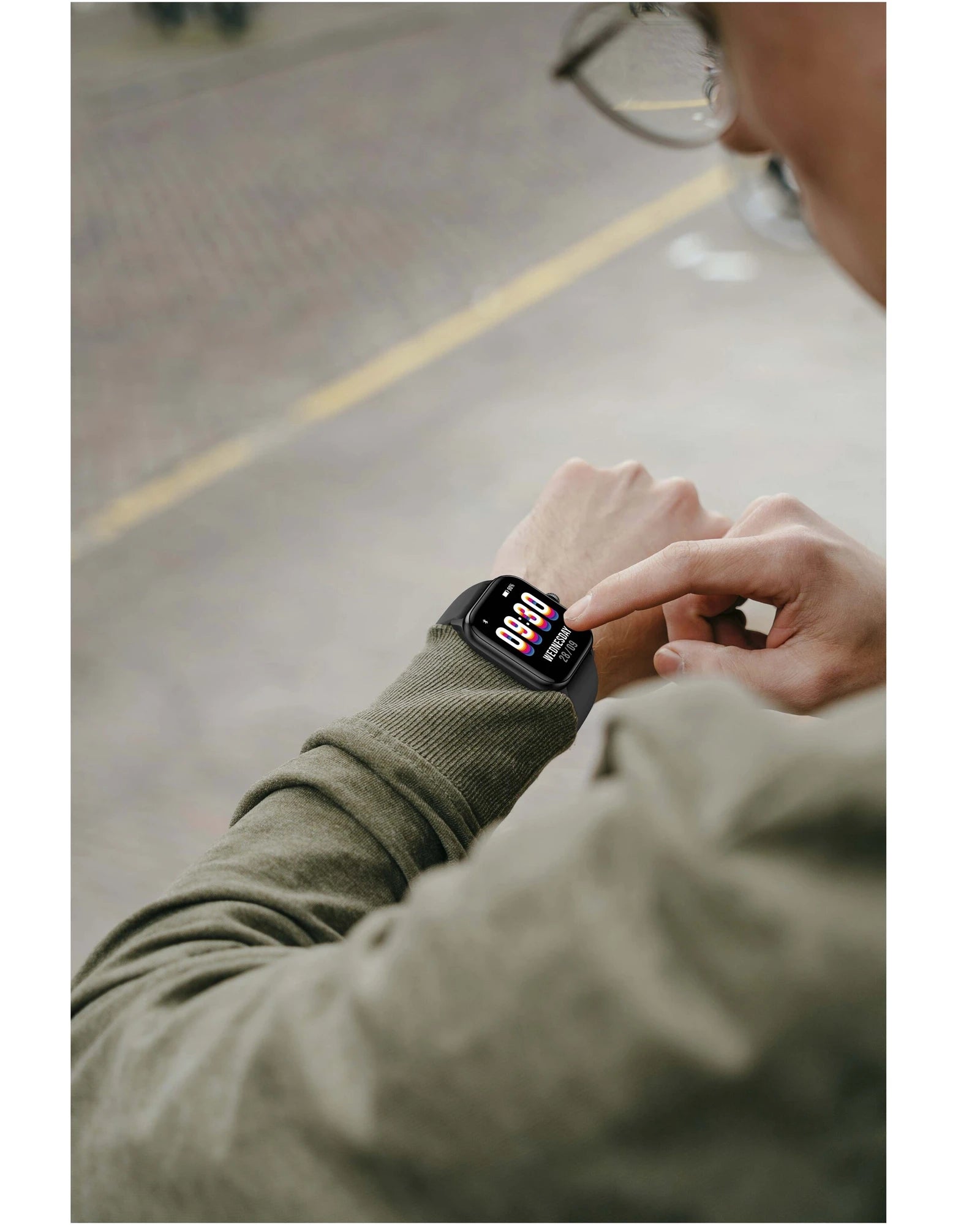Montre connectée plastique PRIXTON SWB32 à personnaliser - 5