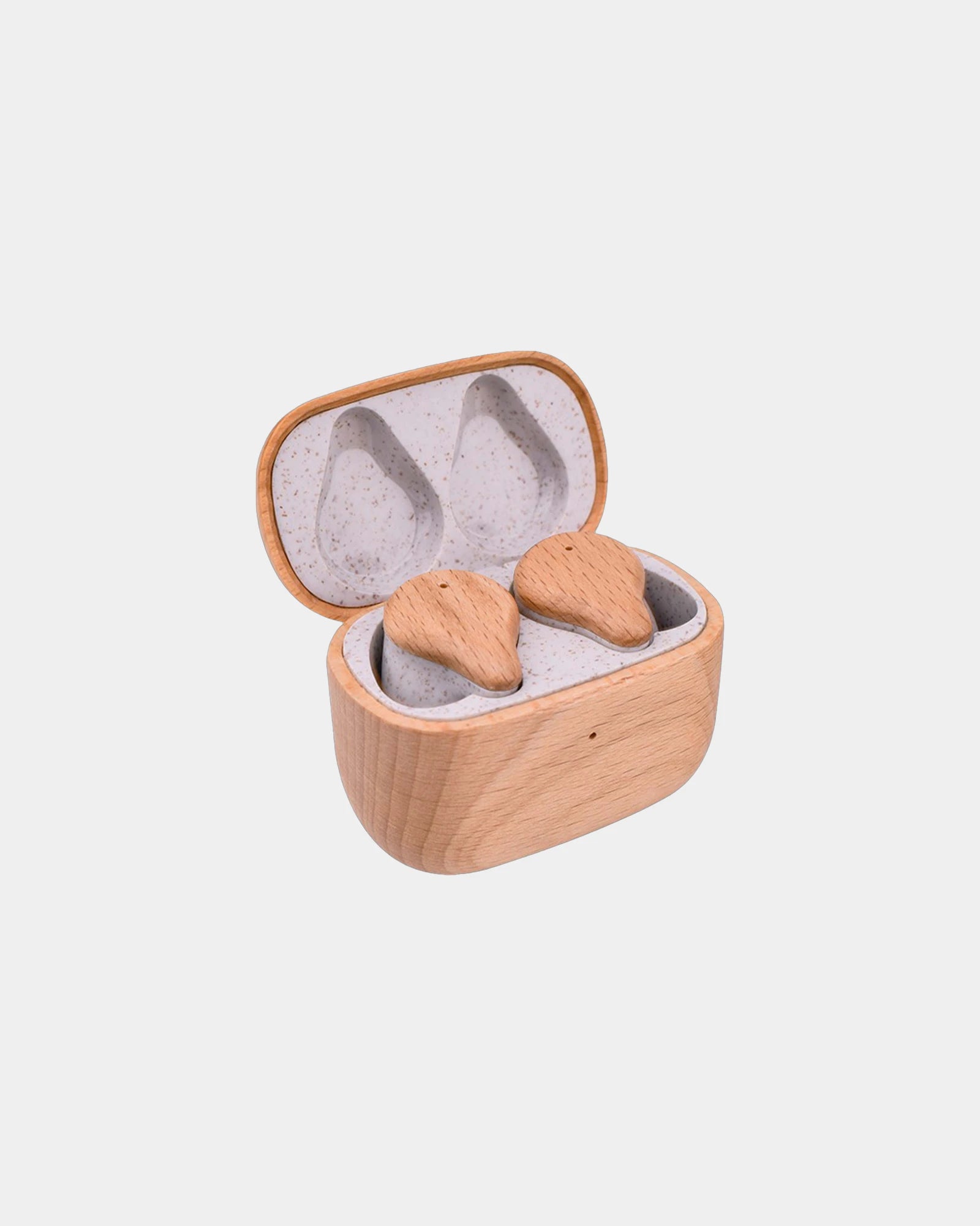 Écouteurs bois de hêtre TWS163 à personnaliser - Bois