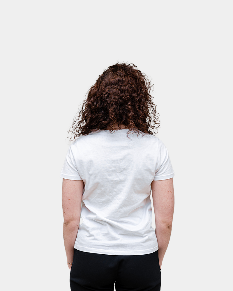 T-shirt femme col V Made in France à personnaliser - 2