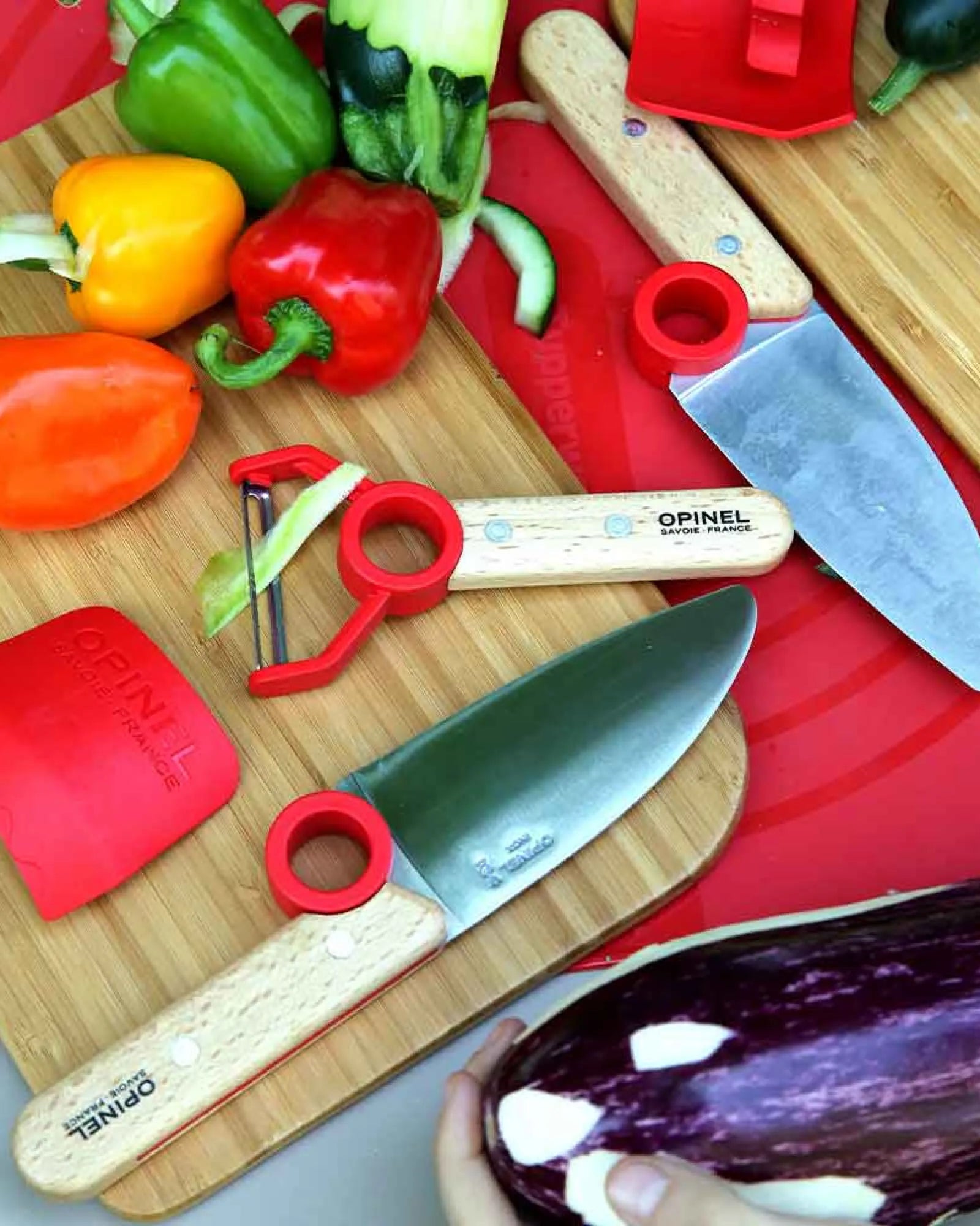 Coffret cuisine enfant acier inox Opinel Le Petit Chef à personnaliser - 5
