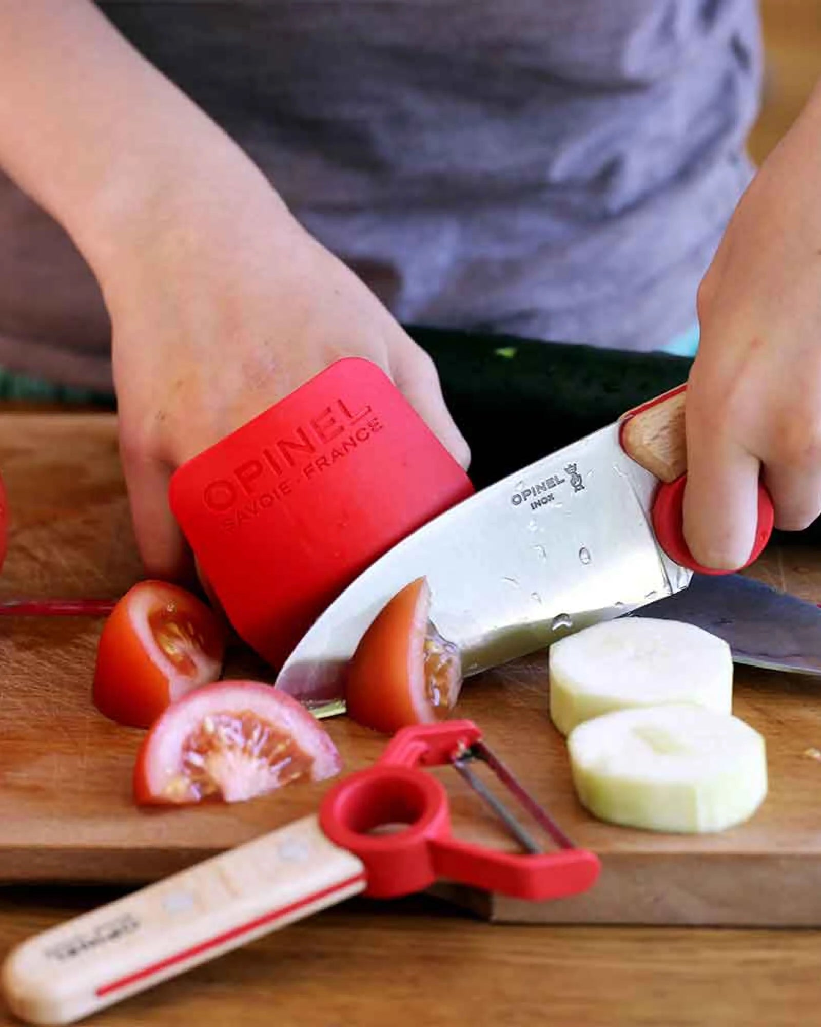 Coffret cuisine enfant acier inox Opinel Le Petit Chef à personnaliser - 6