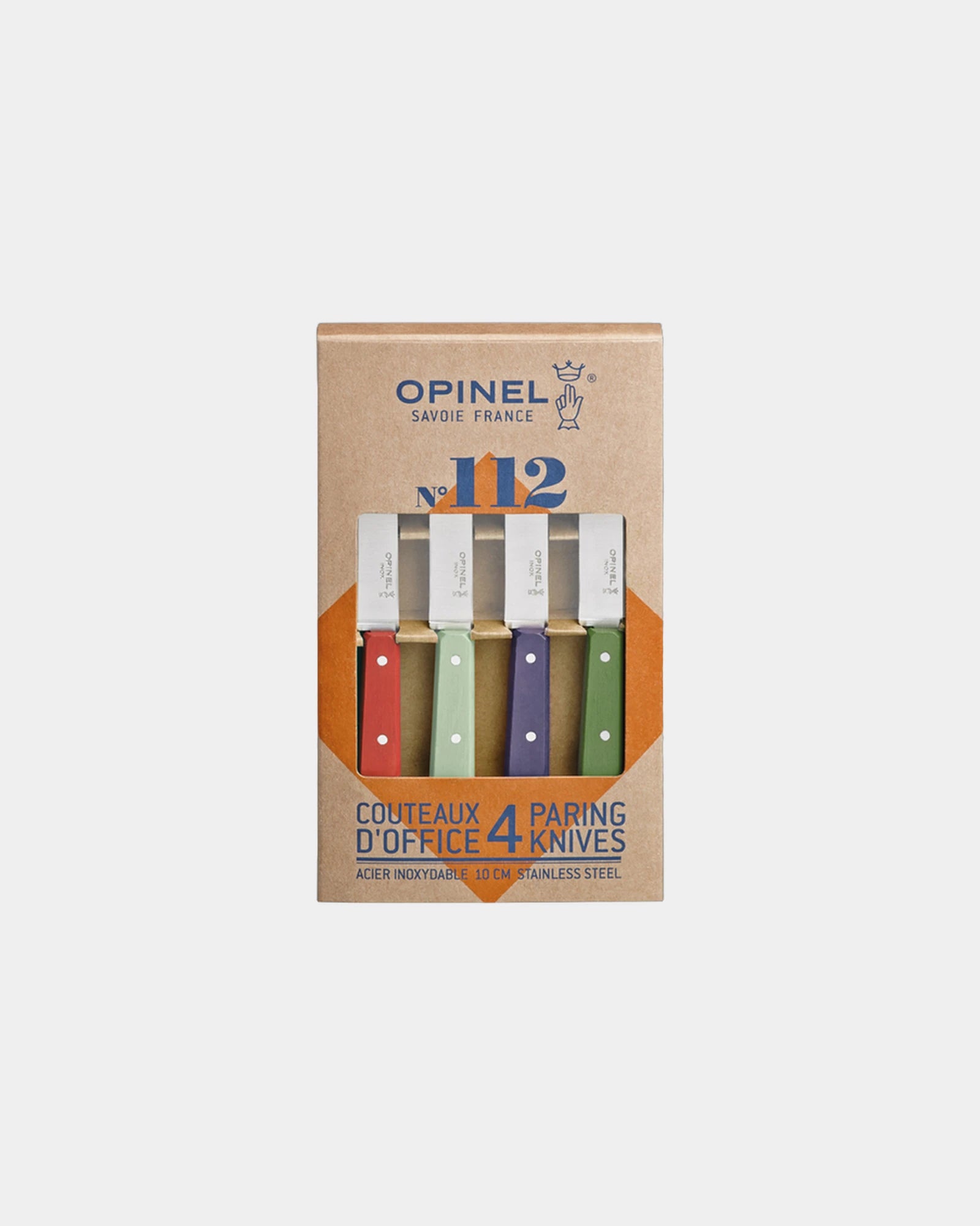 Coffret de 4 couteaux Opinel N°112 à personnaliser - Red