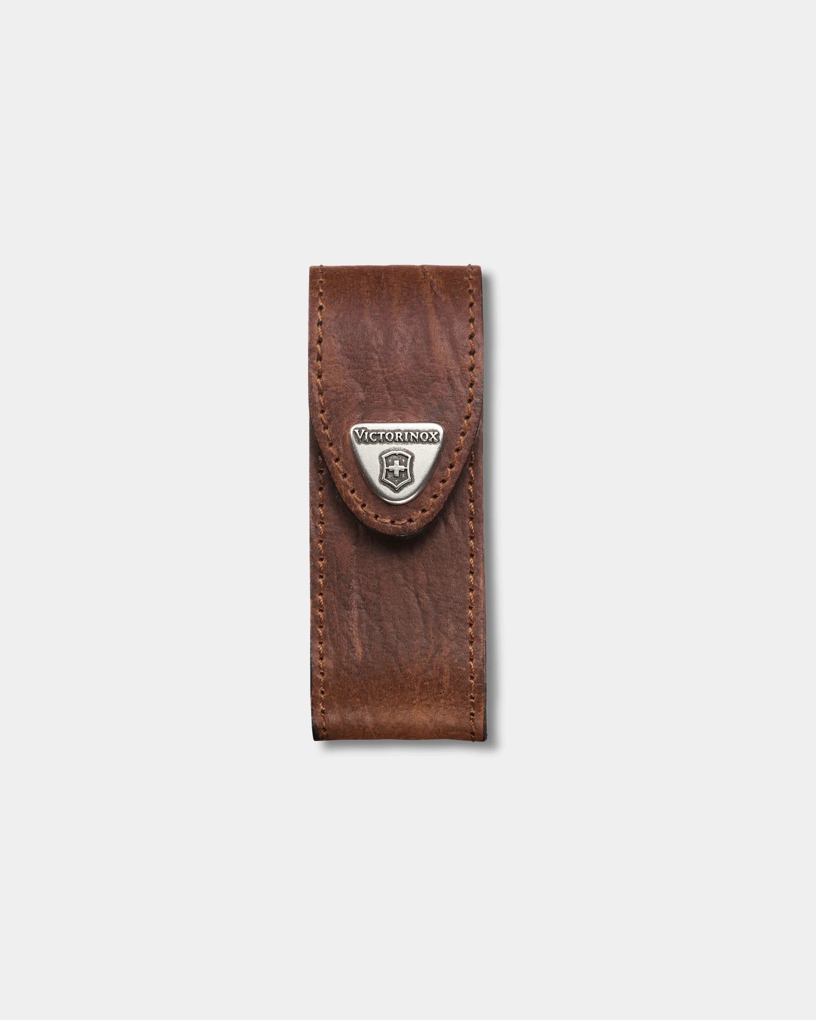 Étui-ceinture cuir Victorinox à personnaliser - Brun