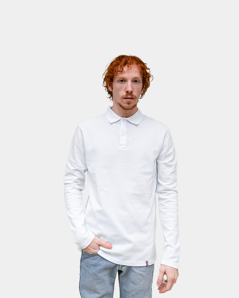 Polo Homme manche longue à personnaliser - 8